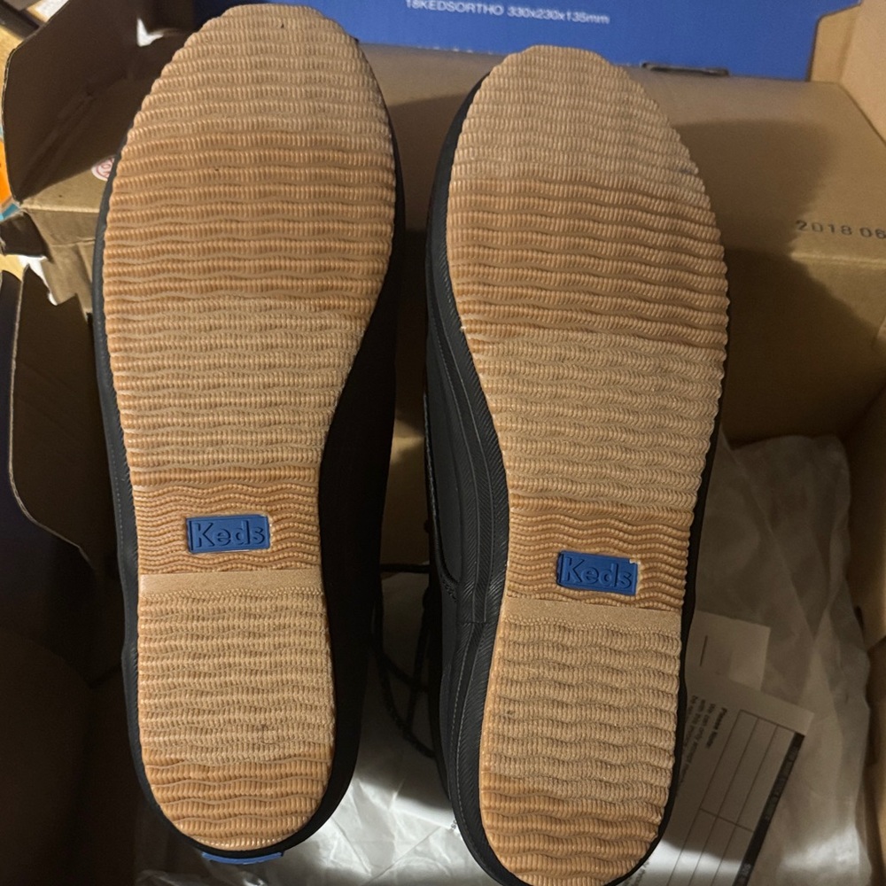 Keds Womens Black High-Top Sneakers - Picture 2 of 5